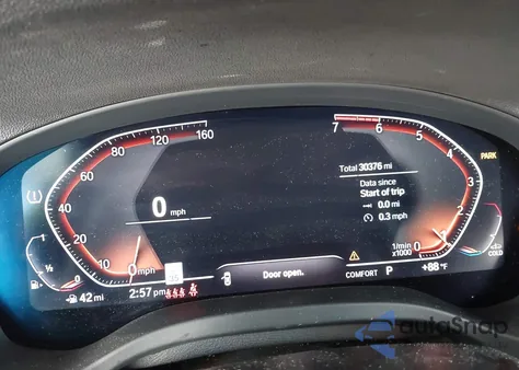 2021 BMW X4 xDrive30I from USA, damaged, VIN 5UX2V1C04M9D87893